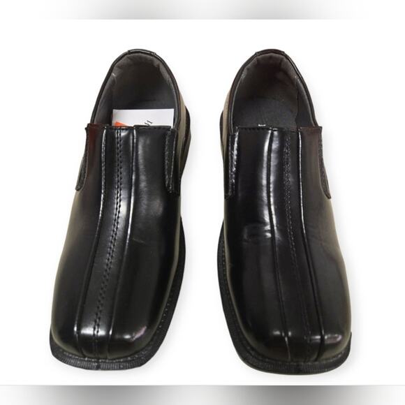 NWT boy's black loafers Size 13.5 W - Picture 2 of 3